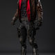 A photo of Titans’ actual Red Hood costume.